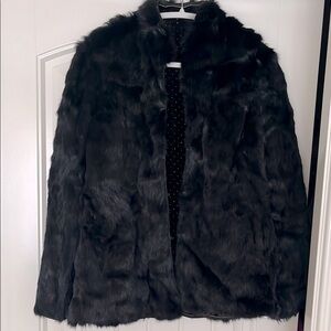 Stunning Reversible Fur and Velvet Jacket